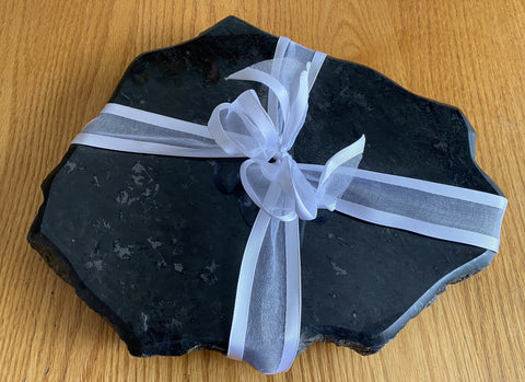 Granite Cutting Board and Hardwood Knife